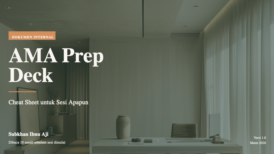 Cover AMA Prep Deck - Subkhan Ibnu Aji