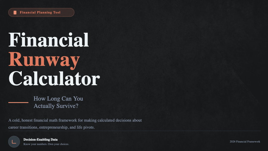 Cover Financial Runway Calculator